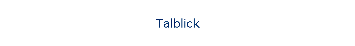 Talblick